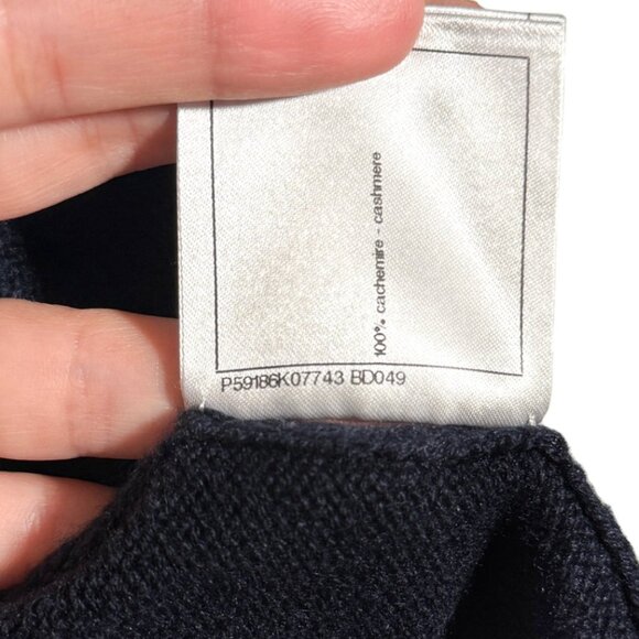 Chanel 2018 Navy Blue Cashmere Nautical Cardigan Sweater - Picture 10 of 12